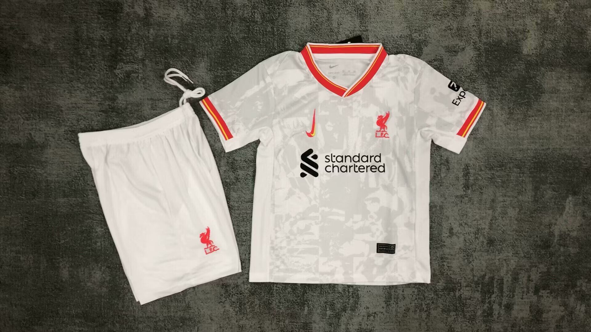 Kids-Liverpool 24/25 Third White Leaked Soccer Jersey